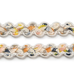 Волнистая кружевная отделка из полиэстера&nbsp;OCOR-K007-03A