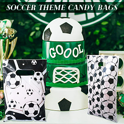 30 шт. 2 стильных пластиковых футбольных пакета с принтом и ручками-дырками&nbsp;ABAG-TA0001-80