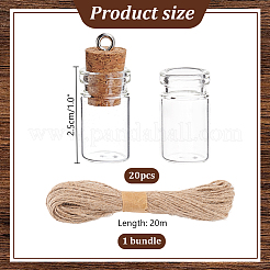 Подвеска для бутылок из стекла&nbsp;PALLOY-PH01711