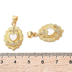 Латунные микро проложить кубического циркония подвески&nbsp;KK-U070-26G-02