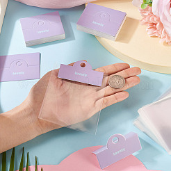 100 Stück faltbare Display-Kopfkarten aus Papier mit Blumendruck&nbsp;CDIS-TA0001-46B