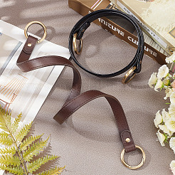 2шт 2 цвета ручки сумки из искусственной кожи&nbsp;FIND-WR0002-68AB