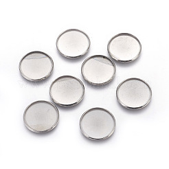Anlaufgeschützte Lünettenbecher aus Edelstahl 304 mit gefrästen Kanten&nbsp;X-STAS-K099-01A-25mm-P