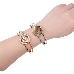Création de bangle en laiton&nbsp;KK-PH0034-34