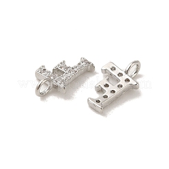 Буквица латунные микро проложить кубического циркония подвески&nbsp;ZIRC-F008-F