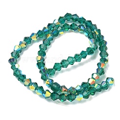 Гальванизируйте прозрачное стекло бисер нитей&nbsp;EGLA-K015-18I