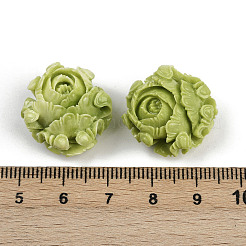 Резные бусины из синтетического коралла SHEL-D001-01B