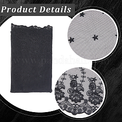 3 ярд полиэфирная вышивка цветок сетчатая ткань&nbsp;DIY-GF0011-37B