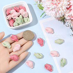 30шт 3 цвета фарфоровые бусины ручной работы&nbsp;PORC-PA0001-14