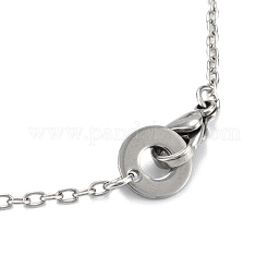 Bracciali con perline in acciaio inossidabile 304 anti-ossidazione&nbsp;STAS-A052-24P