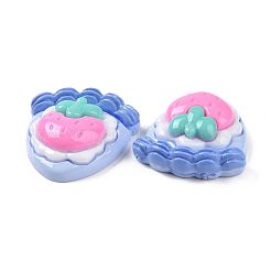 Cabochons décodés gâteau en résine opaque&nbsp;LS-CRES-A051-01A