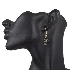 Болтающийся серьги сплава эмали&nbsp;EJEW-JE06487