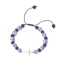 201 pulseras de eslabones de acero inoxidable&nbsp;BJEW-JB12937-01