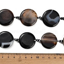 Brins de perles d'agate naturelles teintées et chauffées&nbsp;GG-CBAB9C6-G01-01
