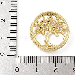 Покрытие стойки латунь микро паве прозрачные подвески с кубическим цирконием KK-A234-013G