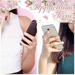 8 шт. акриловые и стеклянные ремешки для мобильных телефонов&nbsp;HJEW-SC00145