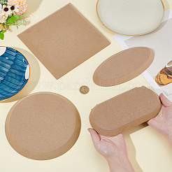 4 pieza de herramientas de cerámica de madera MDF de 4 estilos&nbsp;DIY-OC0014-66