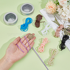 10 stücke 10 farben hohl rohr pvc rohr synthetische gummi kabel&nbsp;DIY-BC00002