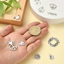 100 pz 10 stili pendenti in lega di stile tibetano&nbsp;TIBEP-CJ0002-80
