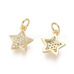 Латунь подвески&nbsp;ZIRC-L087-049G