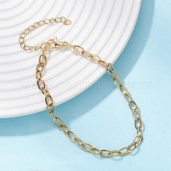 Браслеты-цепочки из нержавеющей стали 304 для женщин BJEW-JB12687