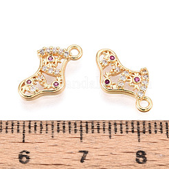 Латунные микро проложить кубического циркония подвески KK-N263-142C-G