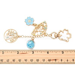 Подвесные брелки из сплава эмали&nbsp;HJEW-FS00049-03