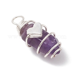 Подвески из драгоценных камней в форме пули PALLOY-JF03215