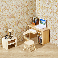 Мини-кукольный домик для гостиной DIY-WH0726-018B