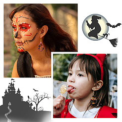 2 Stück Silikonformen für Halloween-Tropfenanhänger im 2-Stil&nbsp;DIY-TA0004-99