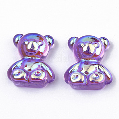 Galvanoplastie cabochons en résine transparente&nbsp;X-RESI-N022-101