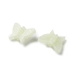 Светящиеся непрозрачные акриловые бусины OACR-Z027-07