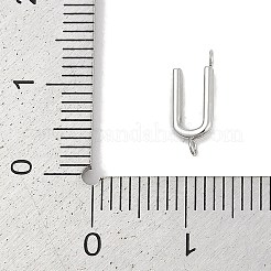 Breloques de connecteur de lettre en acier inoxydable 304&nbsp;STAS-M108-01P-21