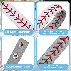 Коровьей шнур браслеты BJEW-WH0014-099B