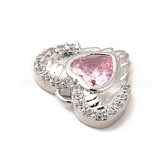 Реечное покрытие латунь микро паве кубический цирконий шармы KK-P230-19P-02