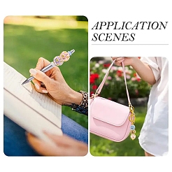 10 шт. 5-цветные бусины из полимерной глины со смолой&nbsp;RESI-YW0005-99