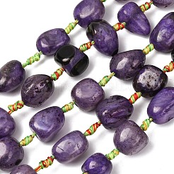 Природный агат бисер нитей&nbsp;G-F825-G01-01D