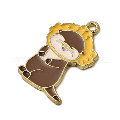 Золотили эмали сплава подвески&nbsp;ENAM-L049-02G-01