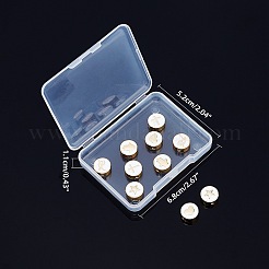 Латунь эмаль бисера&nbsp;KK-AR0001-89G