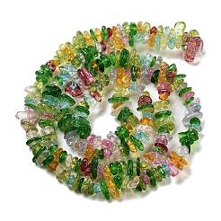 Прозрачные треск стекла бисер нитей X-GLAA-U004-01D