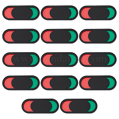 14 шт. акриловый красный зеленый слайдер-индикатор на дверь&nbsp;AJEW-WR0003-20B