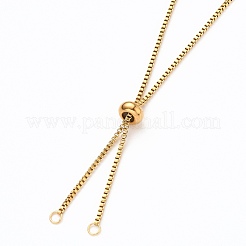 Изготовление ожерелья из цепочки-слайдера из нержавеющей стали 304&nbsp;AJEW-JB00786