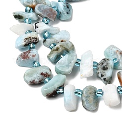 Природные ларимар бисер нитей&nbsp;G-L649-A07-01