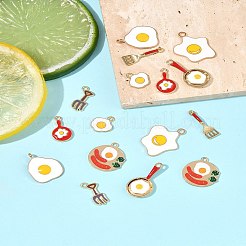 24шт 8 стиля сплава эмалевые подвески&nbsp;ENAM-FS0002-78