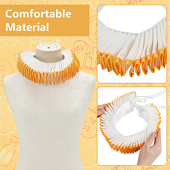 Abnehmbare Rüschenkragen aus Polyester für Kinder&nbsp;DIY-WH0671-362B
