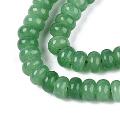 Gefärbt natürlichen weißen Jade Perlen Stränge&nbsp;X-G-T139-59A-11