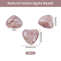 Природного индийского агата бисер нитей G-SC0002-09I