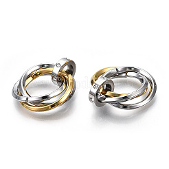 Ионное покрытие (ip) 201 нержавеющая сталь кольцевые подвески&nbsp;LS-STAS-N099-01G