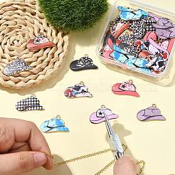 45 шт. подвески из цинкового сплава с двухцветной печатью FIND-CJ0004-24