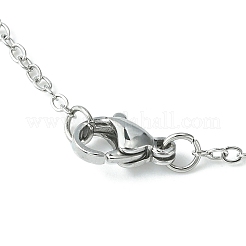 Ожерелья с подвеской из эмали из сплава пентаграммы/гроба/книги в готическом стиле&nbsp;NJEW-JN04362